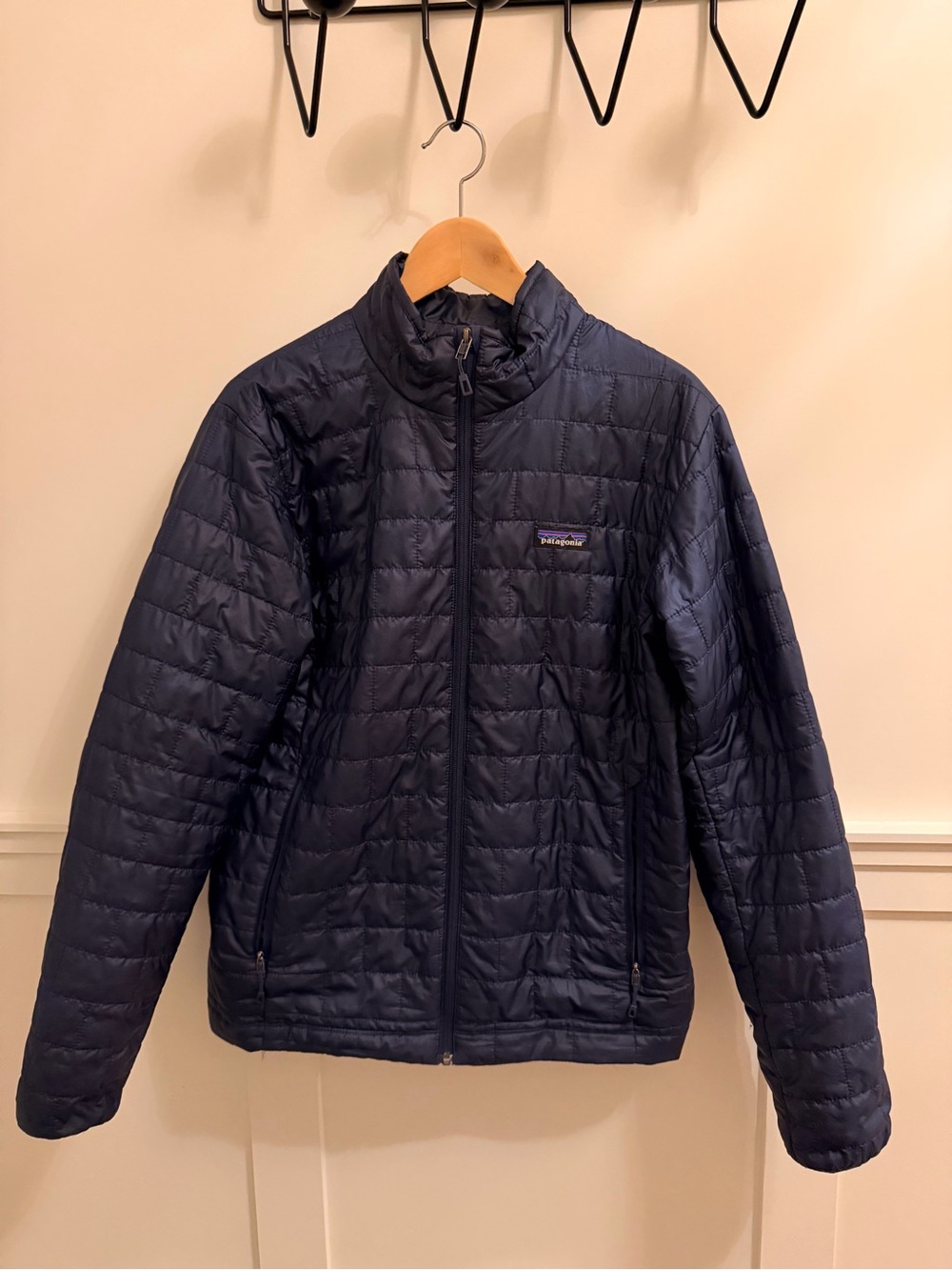 Patagonia Navy Quilted Puffer Jacket
